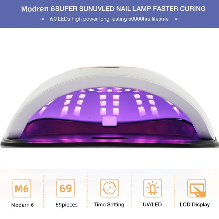 69-LED UV Nail Lamp – Cures All Gel Polish - KMA STORE