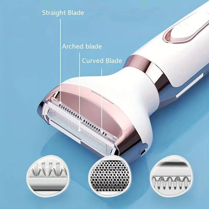 4-in-1 Cordless Lady Shaver - Painless Body Hair Removal - KMA STORE