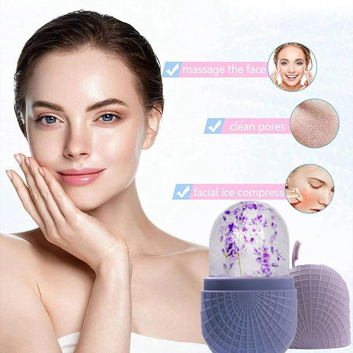 Silicone Ice Facial Roller - Beauty Lifting Contouring Tool - KMA STORE