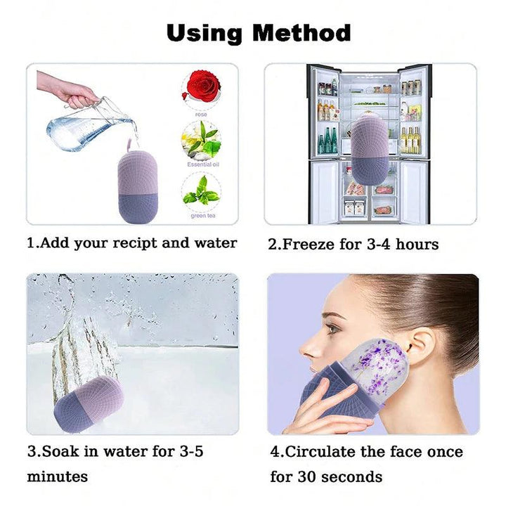 Silicone Ice Facial Roller - Beauty Lifting Contouring Tool - KMA STORE