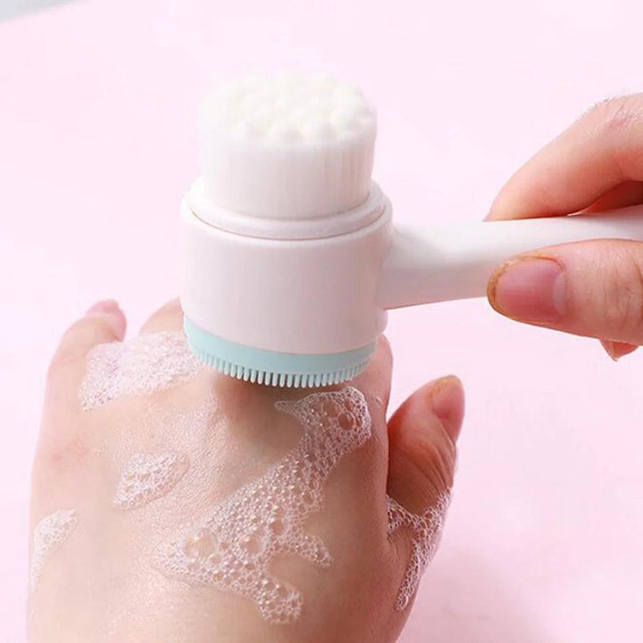 Double-Sided Silicone Face Cleansing Brush - KMA STORE