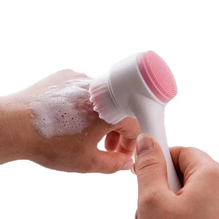 Double-Sided Silicone Face Cleansing Brush - KMA STORE